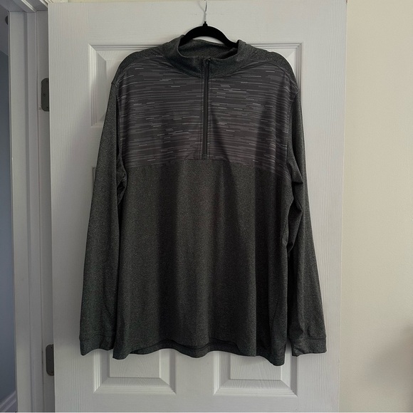Size XL Men’s Levelwear 1/4 Zip Performance Golf Polo Long Sleeve Shirt - Picture 1 of 5